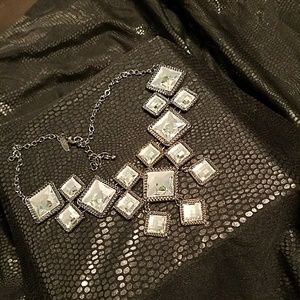 New York & Co clear rhinestone necklace